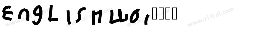 English W01字体转换